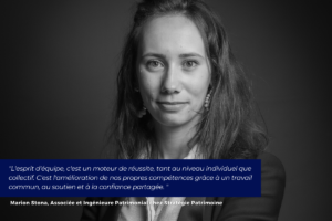Marion Stona - Esprit d'équipe - Stratégie Patrimoine